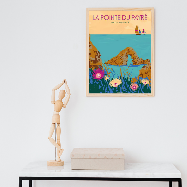 Pointe du Payré, Jard-sur-Mer, Vendée département, Frankreich - Poster 30 x 40 cm