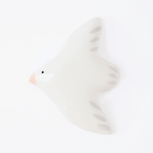 Vogel Wanddeko aus Keramik - handgefertigt von Dodo Toucan in Frankreich - 15 cm