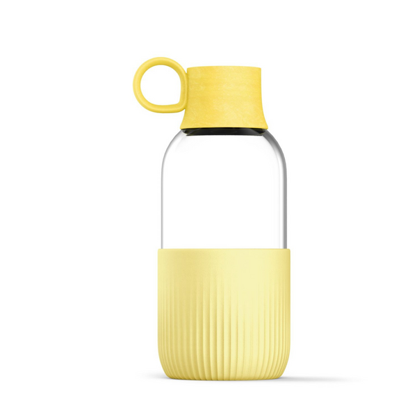 Gobi Indoor Trinkflasche in Gelb. 