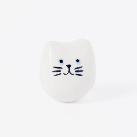 Mini-Katze aus Keramik - Handgefertigt